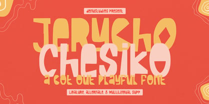 Jerycho Chesiko Font Poster 1