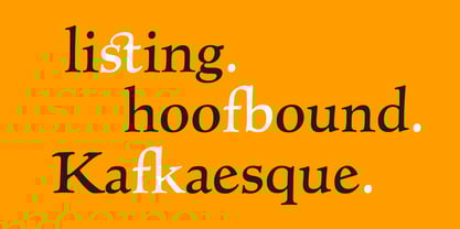 Goudy Type Font Poster 2