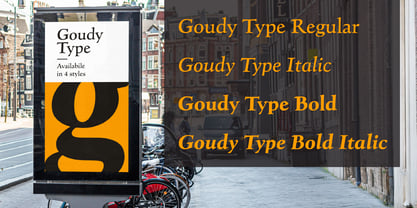 Goudy Type Font Poster 5