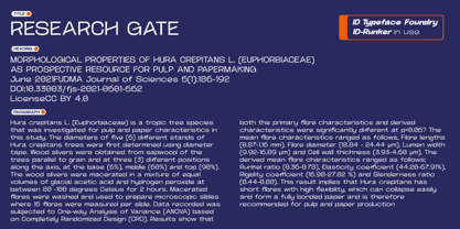 ID Runker Font Poster 9