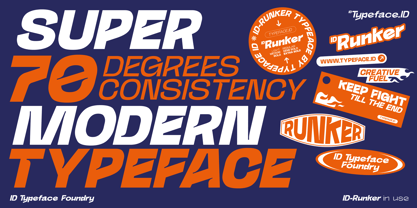 ID Runker Font Poster 2