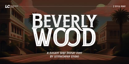 Berverlywood Font Poster 1