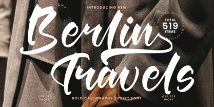 Berlin Travels Font Poster 1