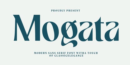 Mogata Font Poster 1