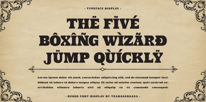 Tan Muspro Font Poster 2