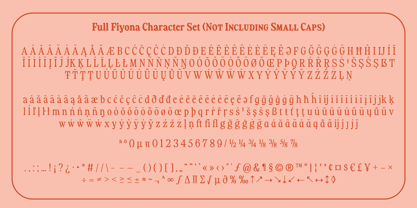 Fiyona Font Poster 5