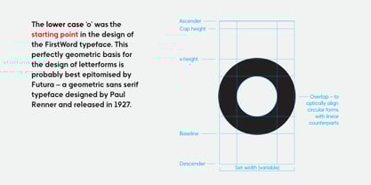 FirstWord Font Poster 3