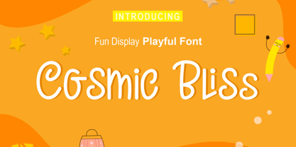 Cosmic Bliss Font Poster 1