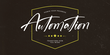 Mentally Positives Font Poster 4