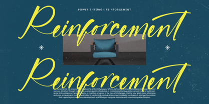 Mentally Positives Font Poster 3