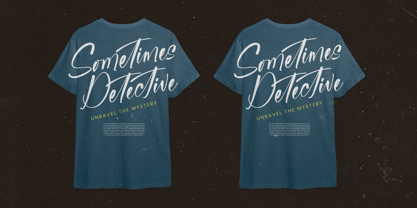 Mentally Positives Font Poster 2