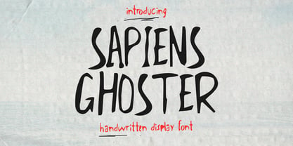 MC Sapiens Ghoster Font Poster 1