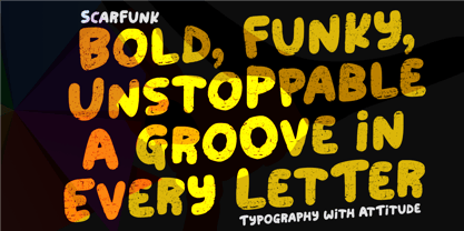 Scarfunk Font Poster 2
