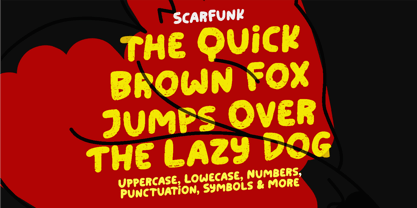 Scarfunk Font Poster 5