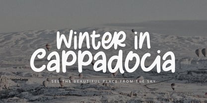 Winter Memories Font Poster 2