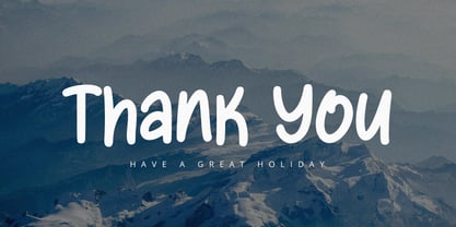 Winter Memories Font Poster 11