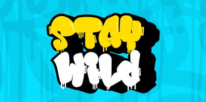 Morp Caps Extrude Font Poster 2