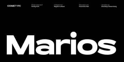 Marios Font Poster 1