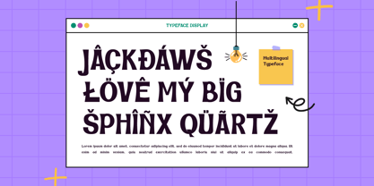 Twan Sink Font Poster 2