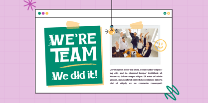 Twan Sink Font Poster 5