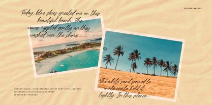 Golden Melody Font Poster 6