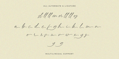 Golden Melody Font Poster 10