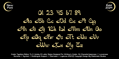 Nullan Font Poster 5