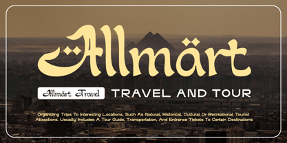 Nullan Font Poster 3