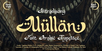Nullan Font Poster 1