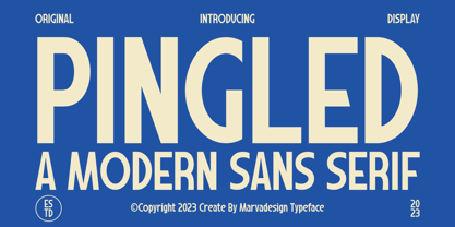Pingled Font Poster 1