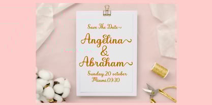 Gatiyah Font Poster 3