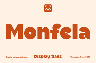 Monfela Font Poster 1