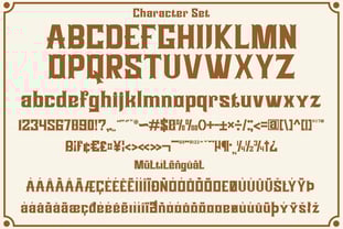 Brasswood Font Poster 2