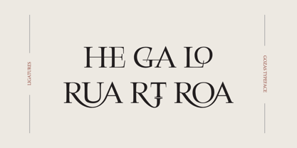 Gozas Font Poster 11