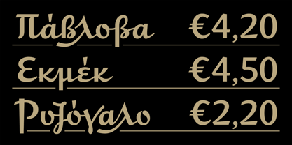 Stella Metropolitika Font Poster 3