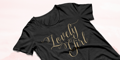 Lovely Girl Font Poster 5