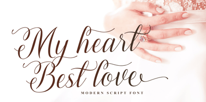 Lovely Girl Font Poster 2