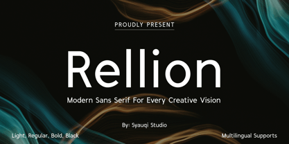 Rellion Font Poster 1
