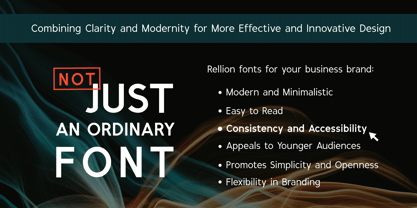 Rellion Font Poster 5