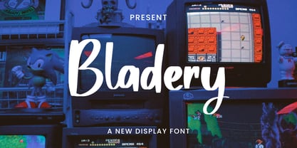 Bladery Font Poster 1