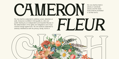 Cloudly Font Poster 4