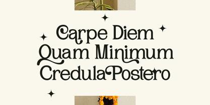 Cloudly Font Poster 2