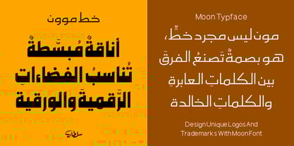 SF Moon Font Poster 6