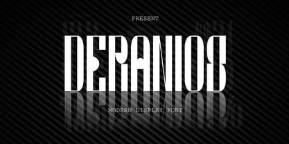 Deranios Font Poster 1