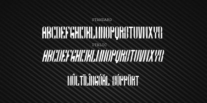 Deranios Font Poster 3