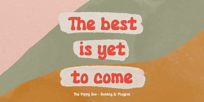 Poppy Boo Font Poster 4