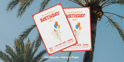 Poppy Boo Font Poster 9