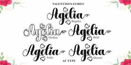 Valentines Font Poster 8