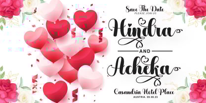 Valentines Font Poster 3