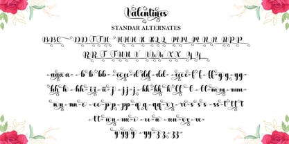 Valentines Font Poster 7
